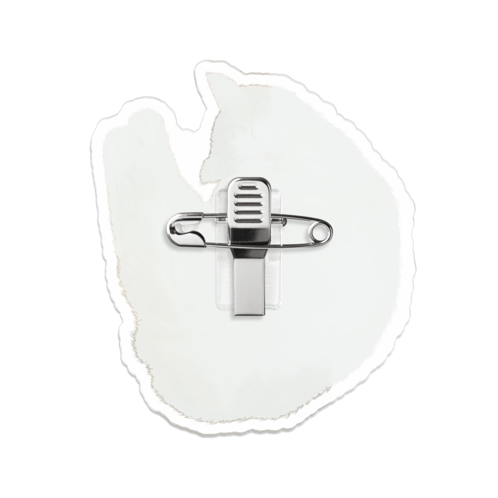 居眠りMOMOのアクリルバッジ 70 x 70 (mm)