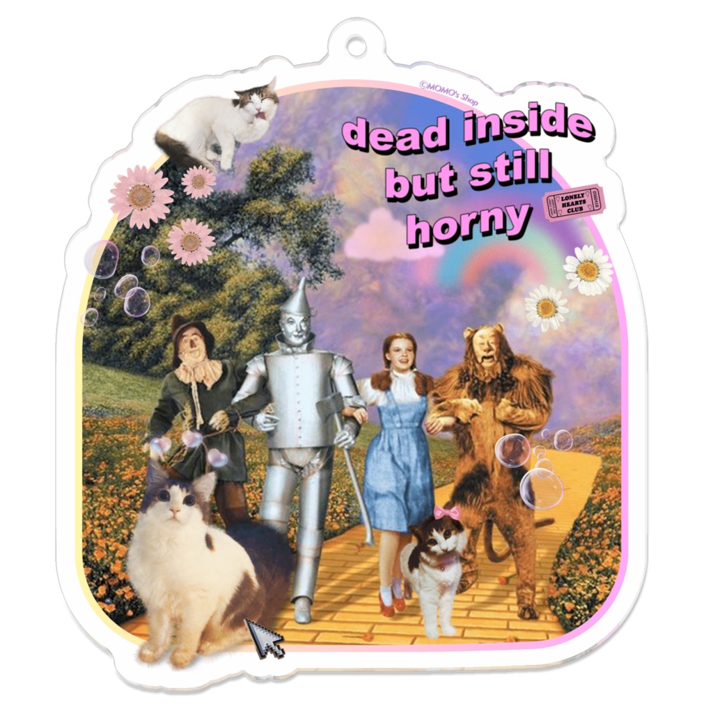 #おうちが一番 アクリルキーホルダー - 70 x 70 (mm)