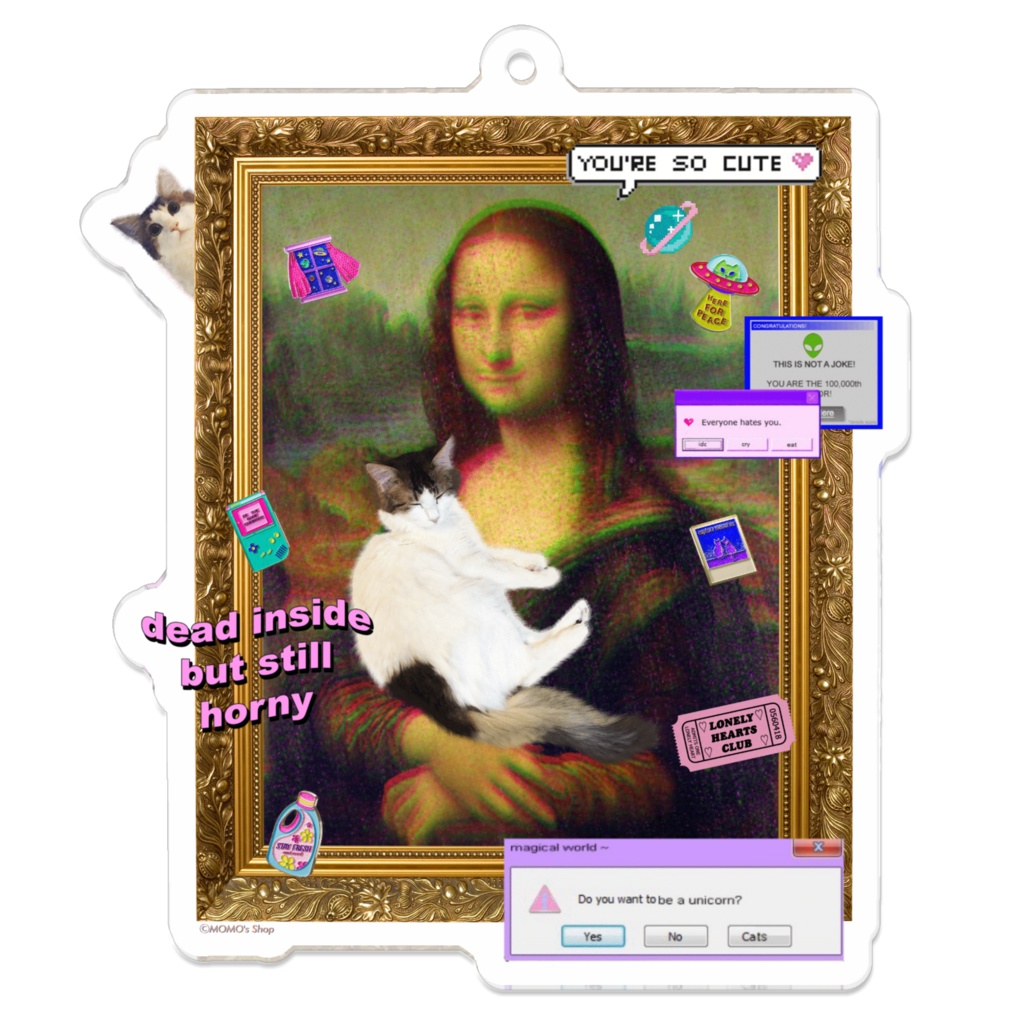 #MOMOLIZA_2023 アクリルキーホルダー - 70 x 70 (mm)