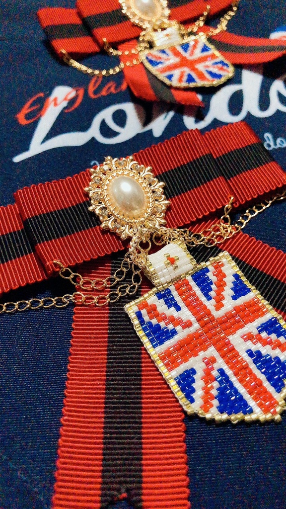 ウィリアムモデルリボンブローチ