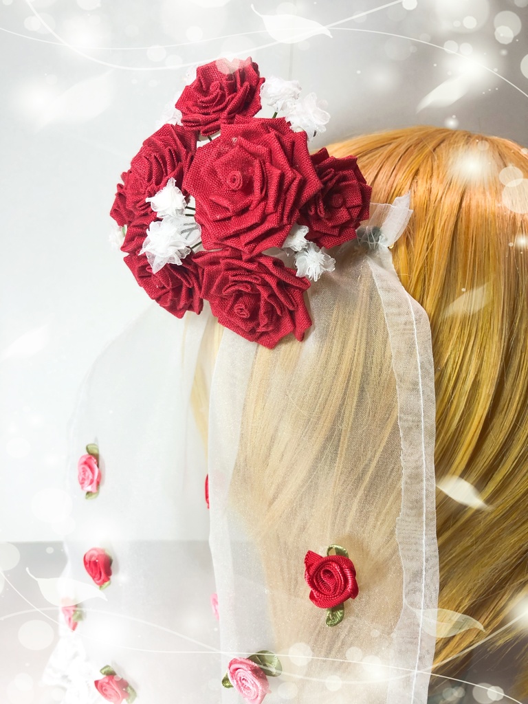 ウィリアムのミニベール付きコーム