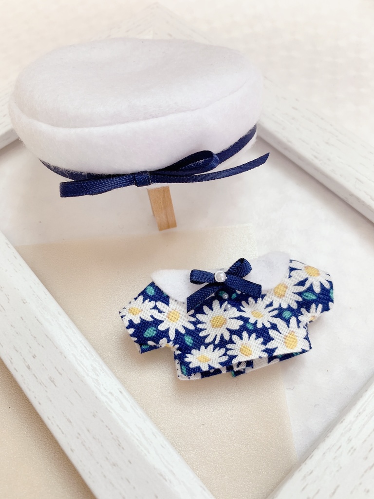 カモミール&ベレー帽