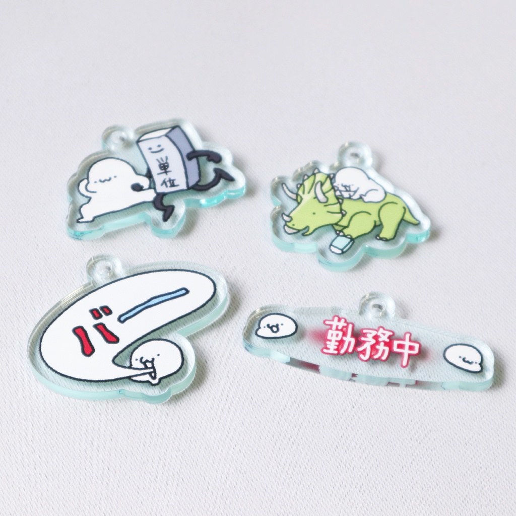 スタンプアクリルキーホルダー