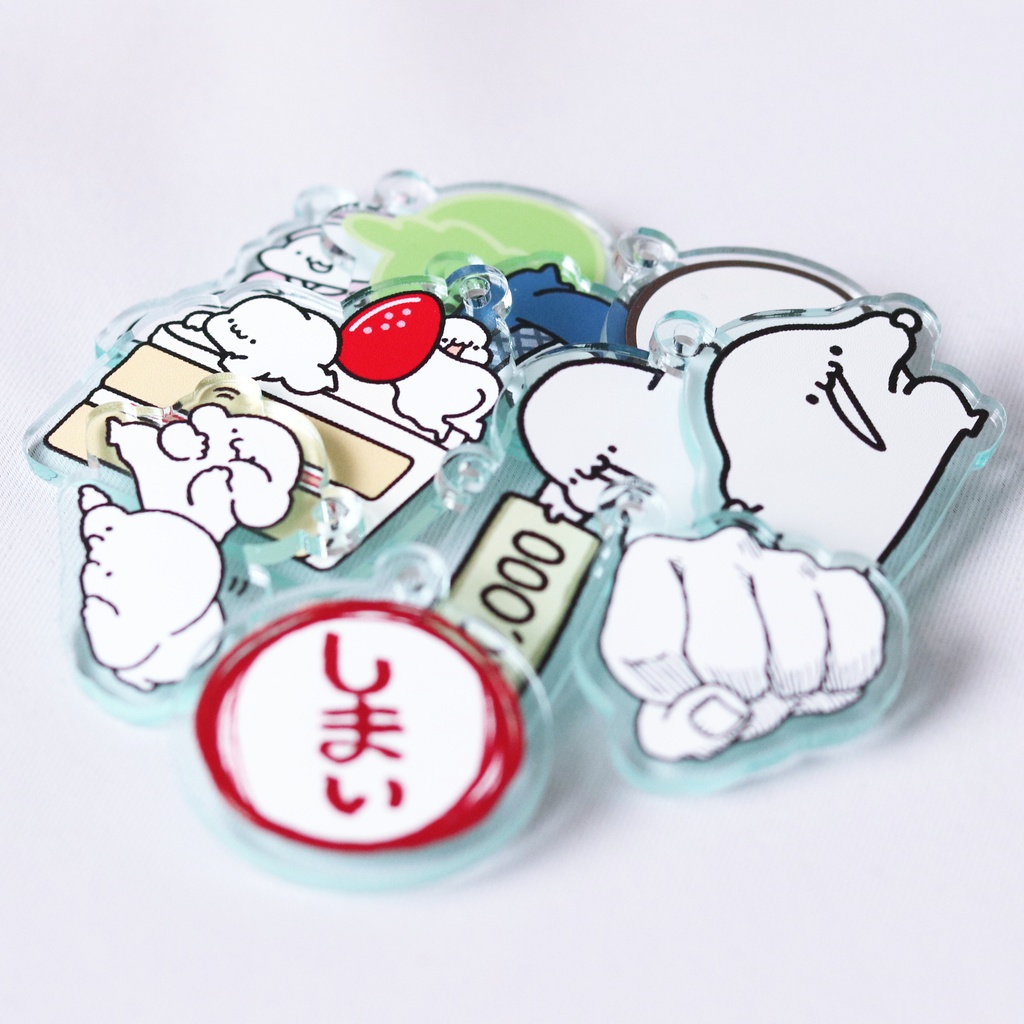 スタンプアクリルキーホルダー