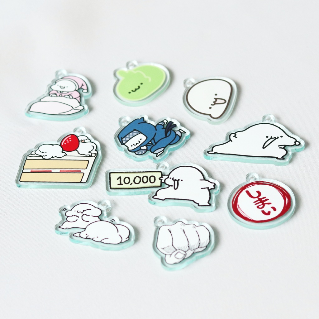 スタンプアクリルキーホルダー