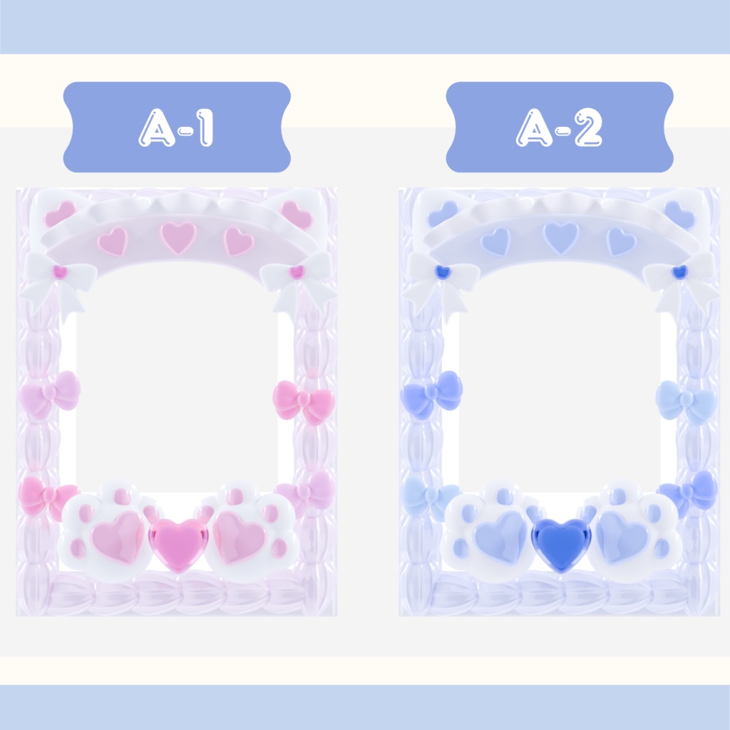 装飾フレーム付チェキ風素材