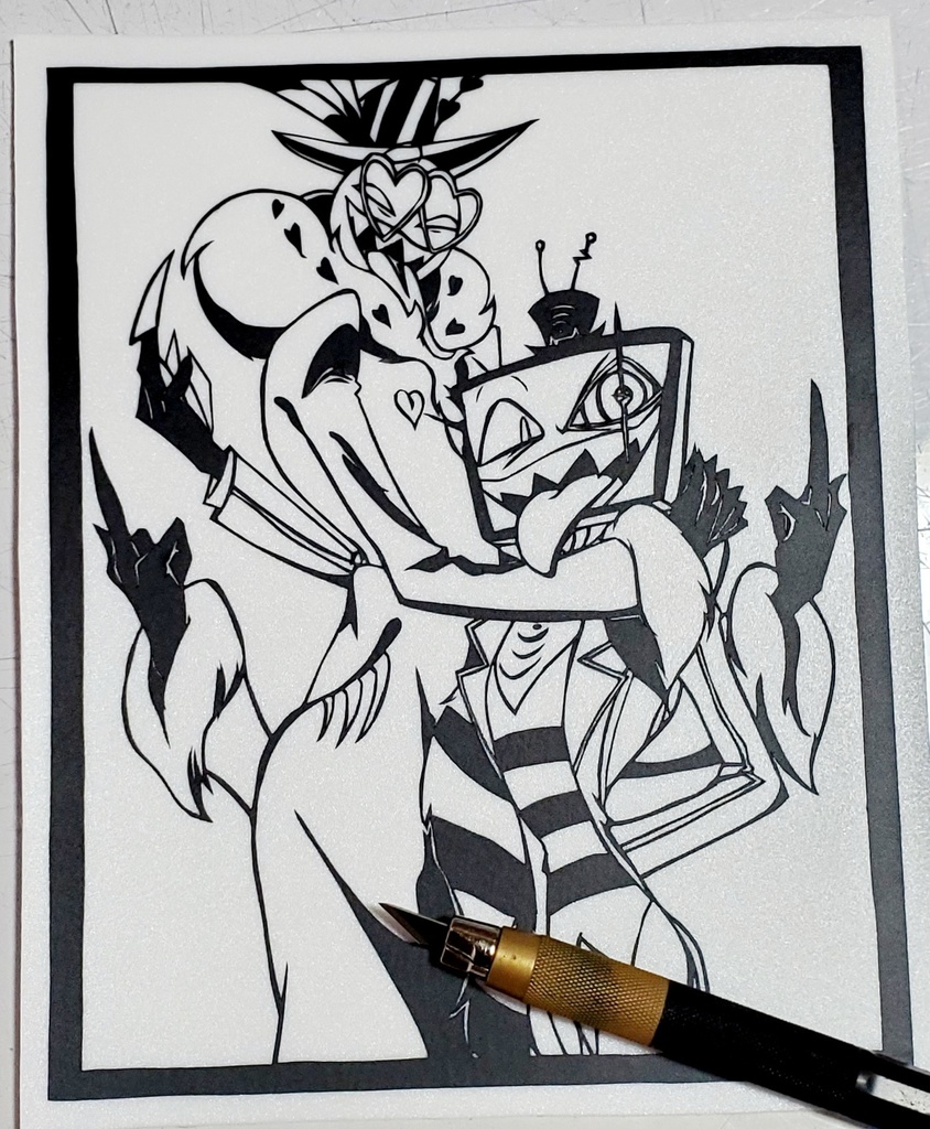 ｳﾞｫｳﾞｧ切り絵