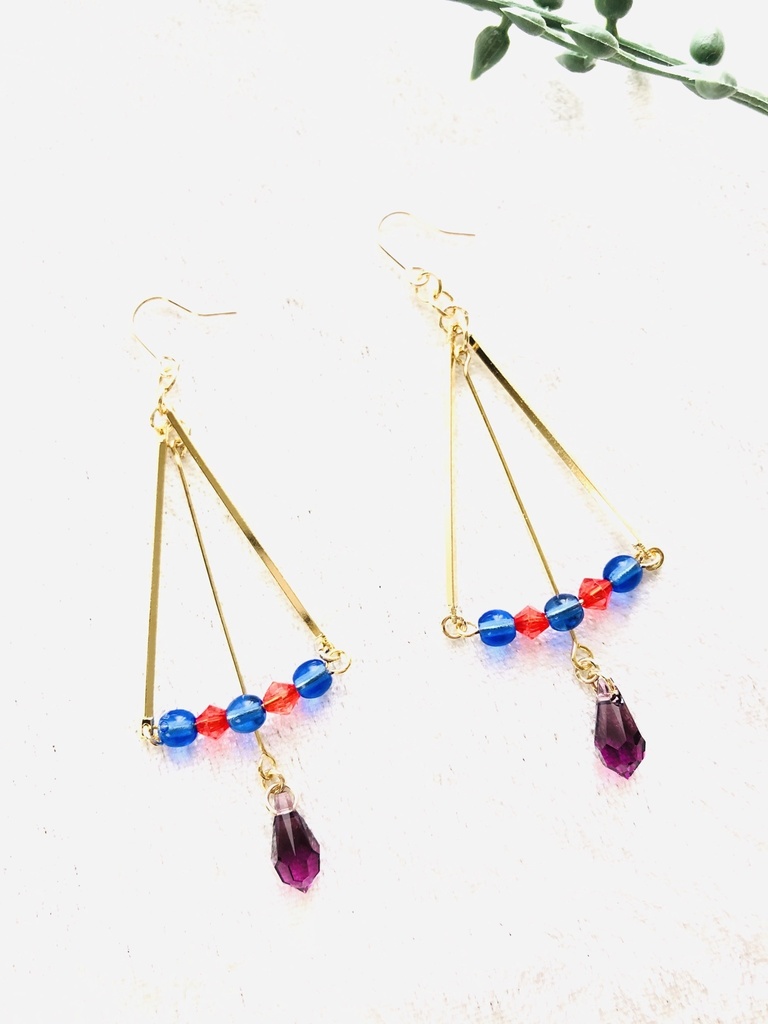 ツイステ　ルーク　イメージピアス/イヤリングパーツ変更オプション有