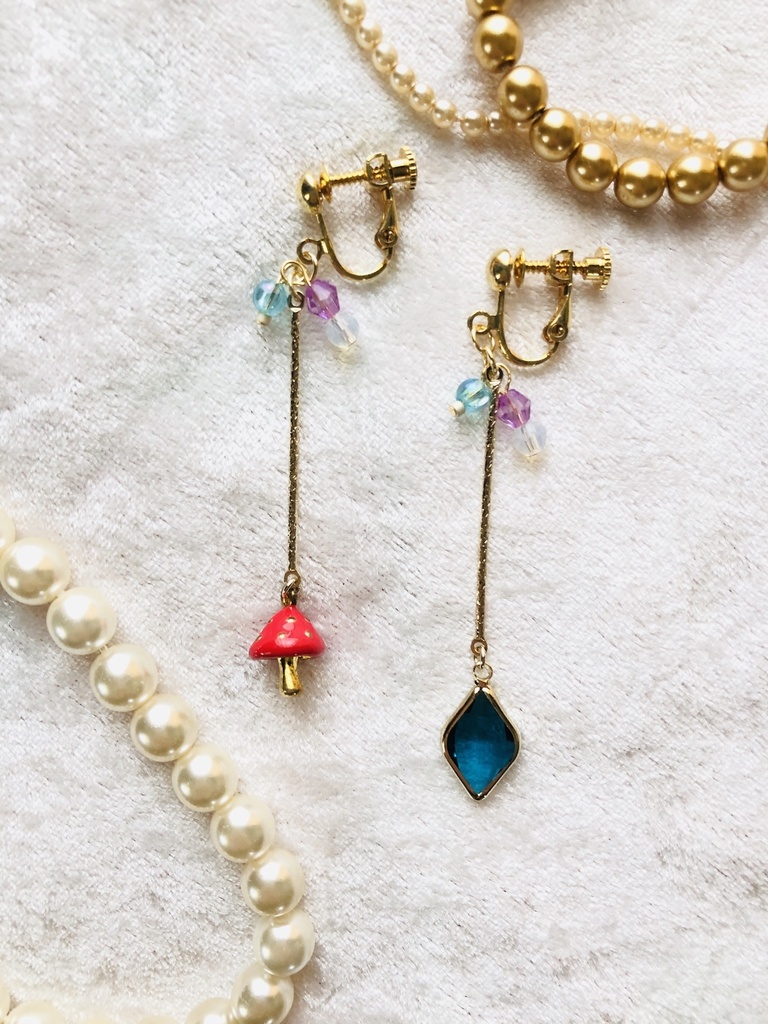 ツイステ ジェイド イメージピアス/イヤリング パーツ変更可