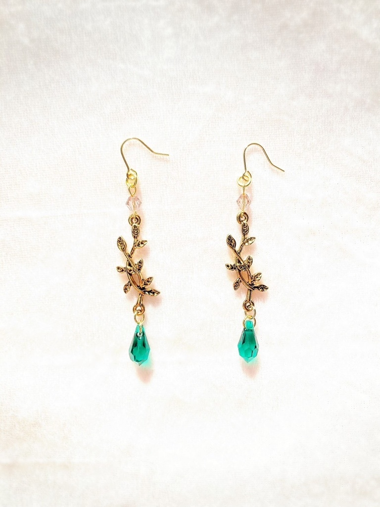 『茨』ツイステ マレウス イメージピアス/イヤリングパーツ変更オプション有