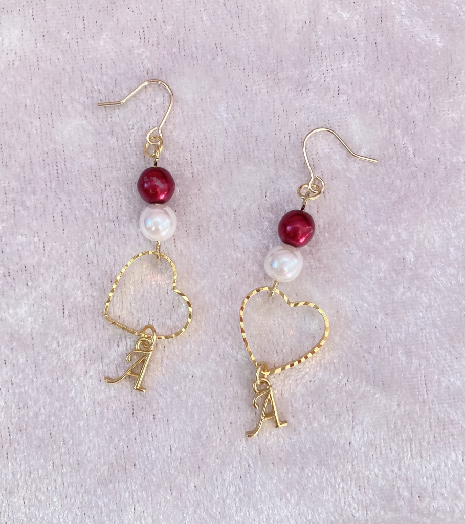 「ハートのエース」 ツイステ エース イメージピアス/イヤリングパーツ変更オプション有