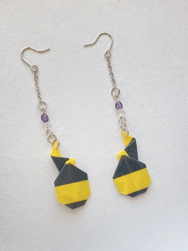 ゲゲゲの森のヒトダマ 鬼太郎 ゲゲゲの鬼太郎 イメージアクセサリー 折り紙ピアス/イヤリングパーツ変更オプション有