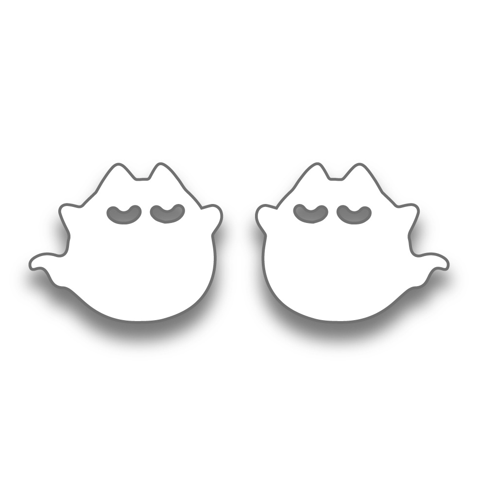 ねこおばけちゃんピアス