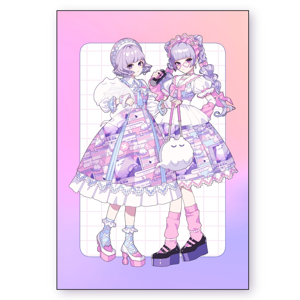 オーロラホロポストカード