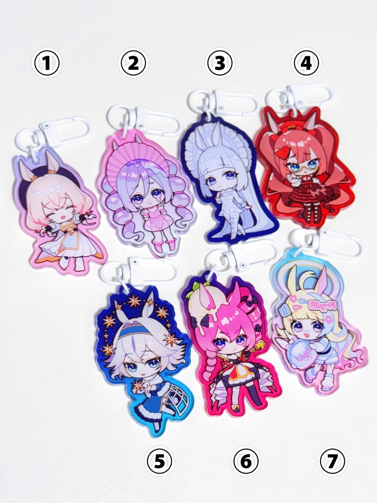 メリーアクリルキーホルダー