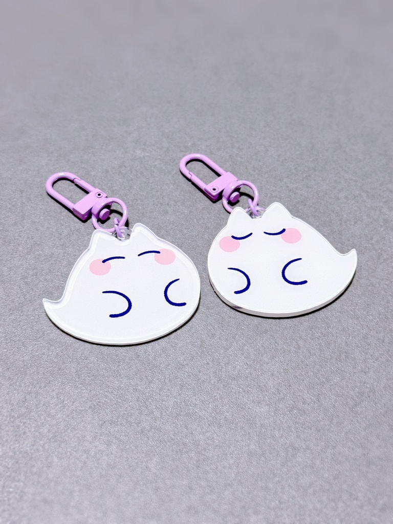 ねこおばけちゃんアクリルキーホルダー