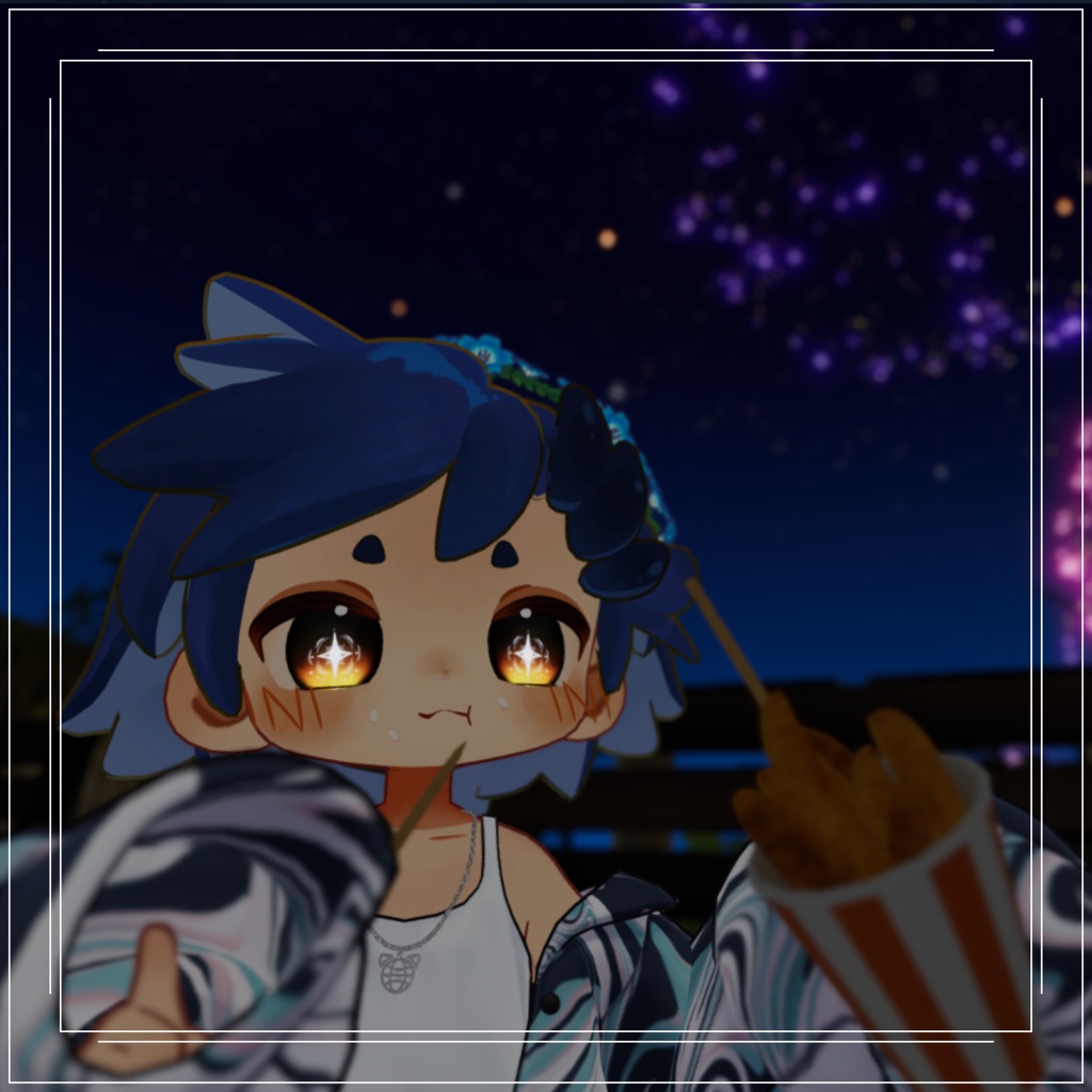 【VRCアイテクスチャ】マジックスターアイ 【lilToon対応】