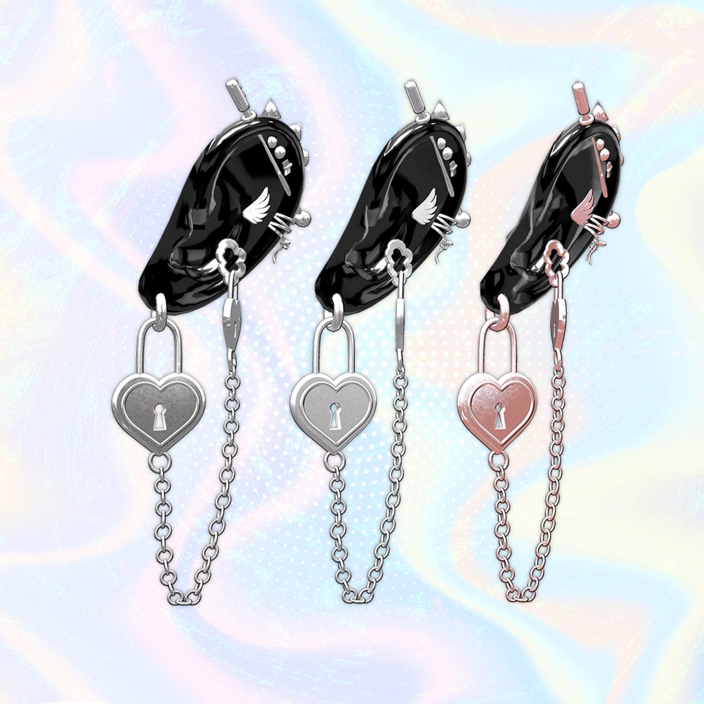 ラメピアスセット Y2K Jewels