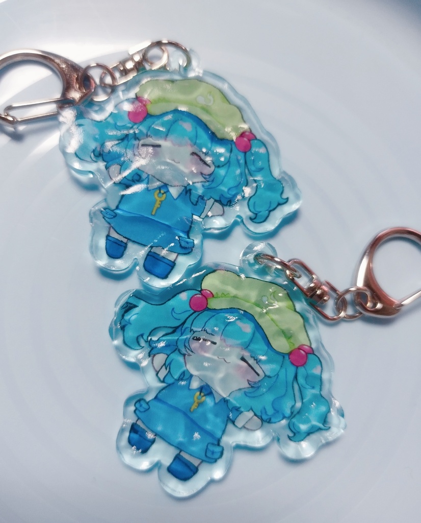 かっぱの河流れアクキー