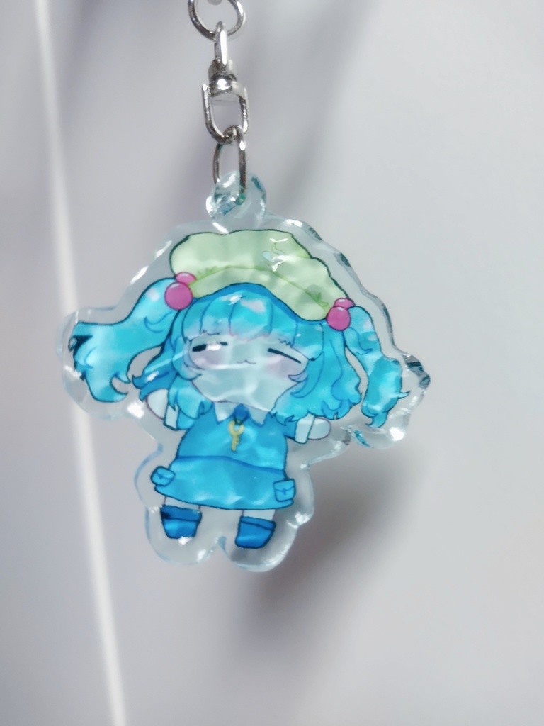 かっぱの河流れアクキー