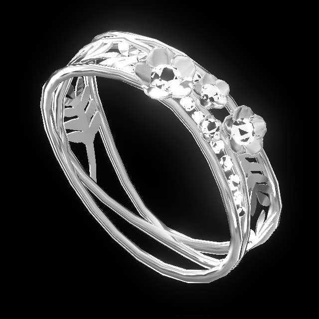 『VEDA ネモフィラ シルバーリング』VRChat向けアクセサリー