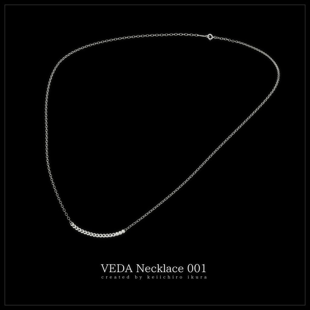 『VEDA Necklace 001』VRChat向けアクセサリー