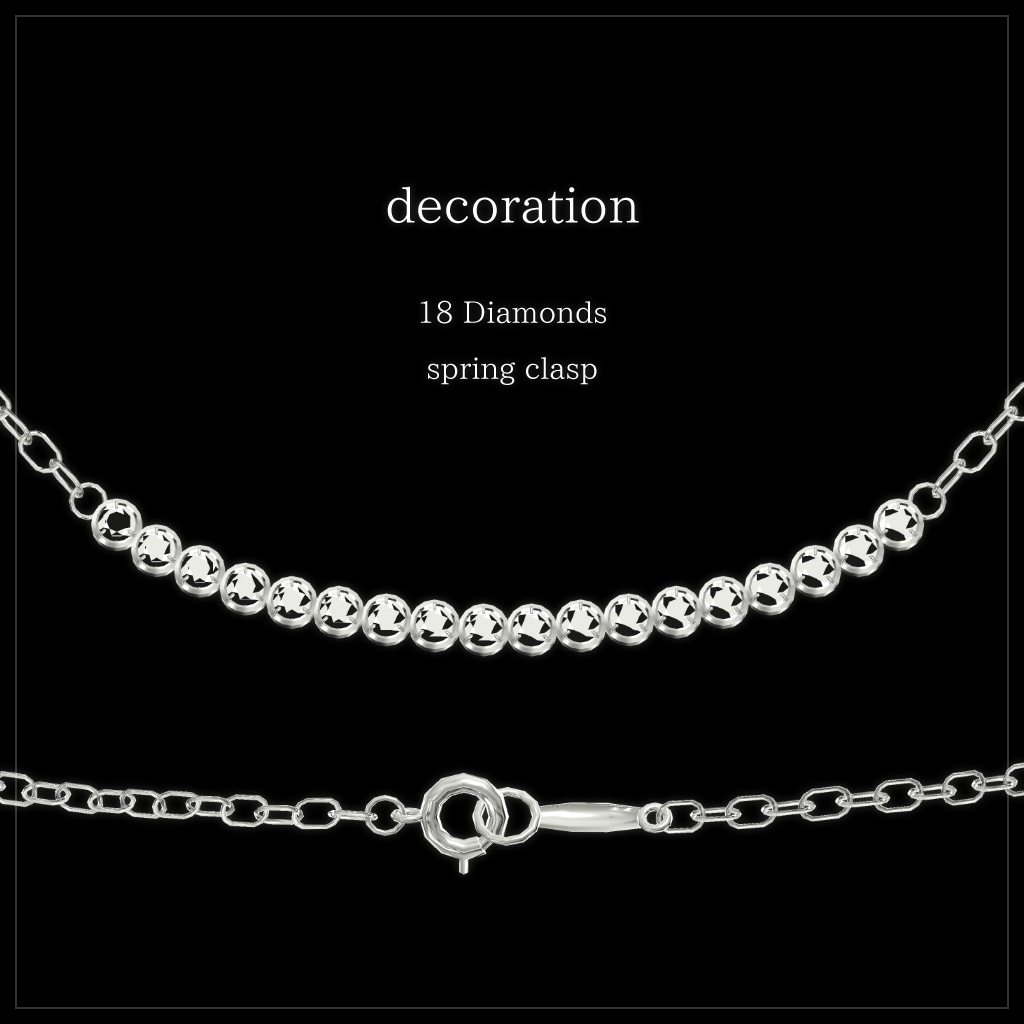 『VEDA Necklace 001』VRChat向けアクセサリー