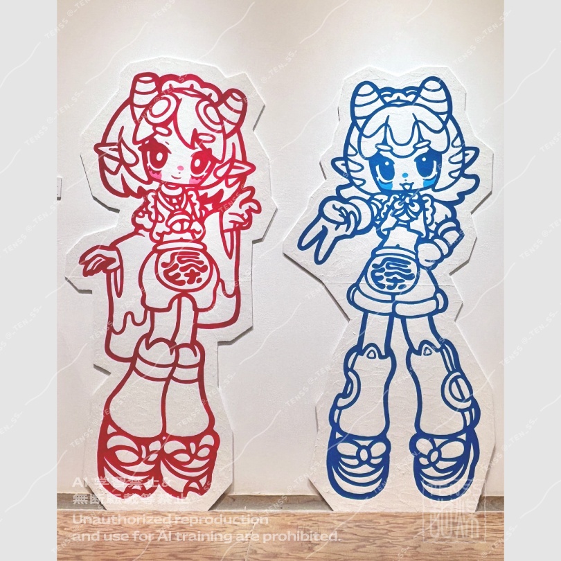 イヌコ&ペコリ 巨大スチレンボード