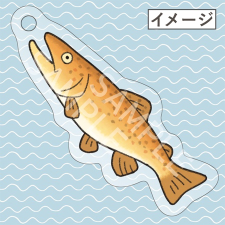 ますアクリルキーホルダー