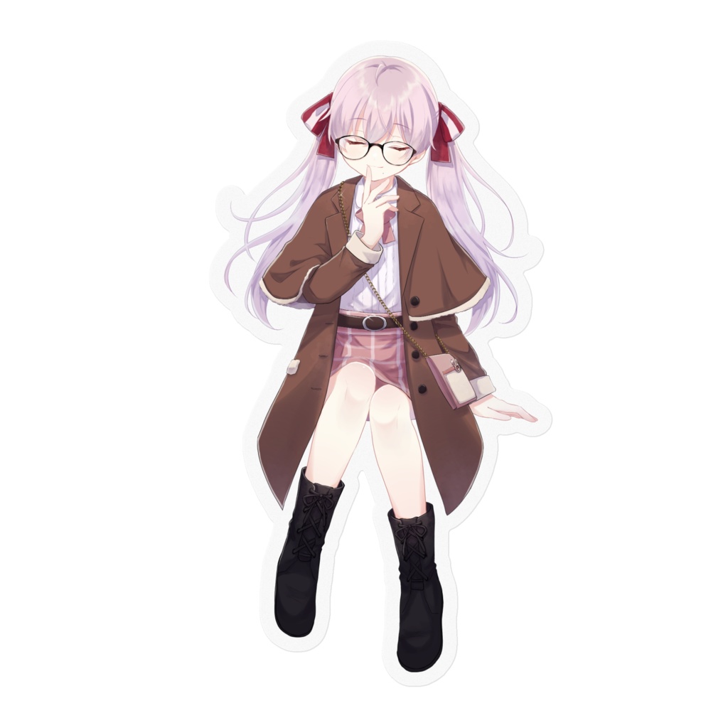 ステッカー 座り