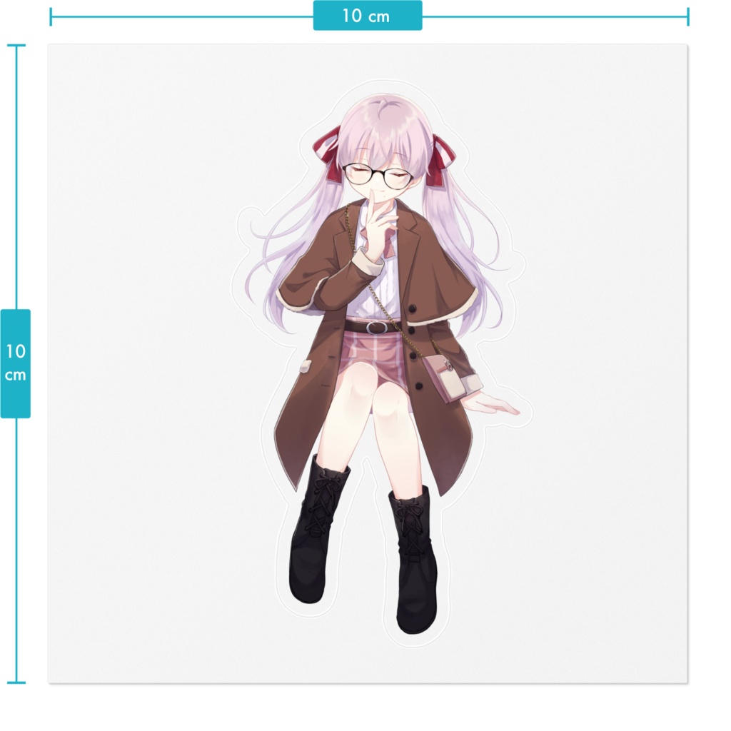 ステッカー 座り