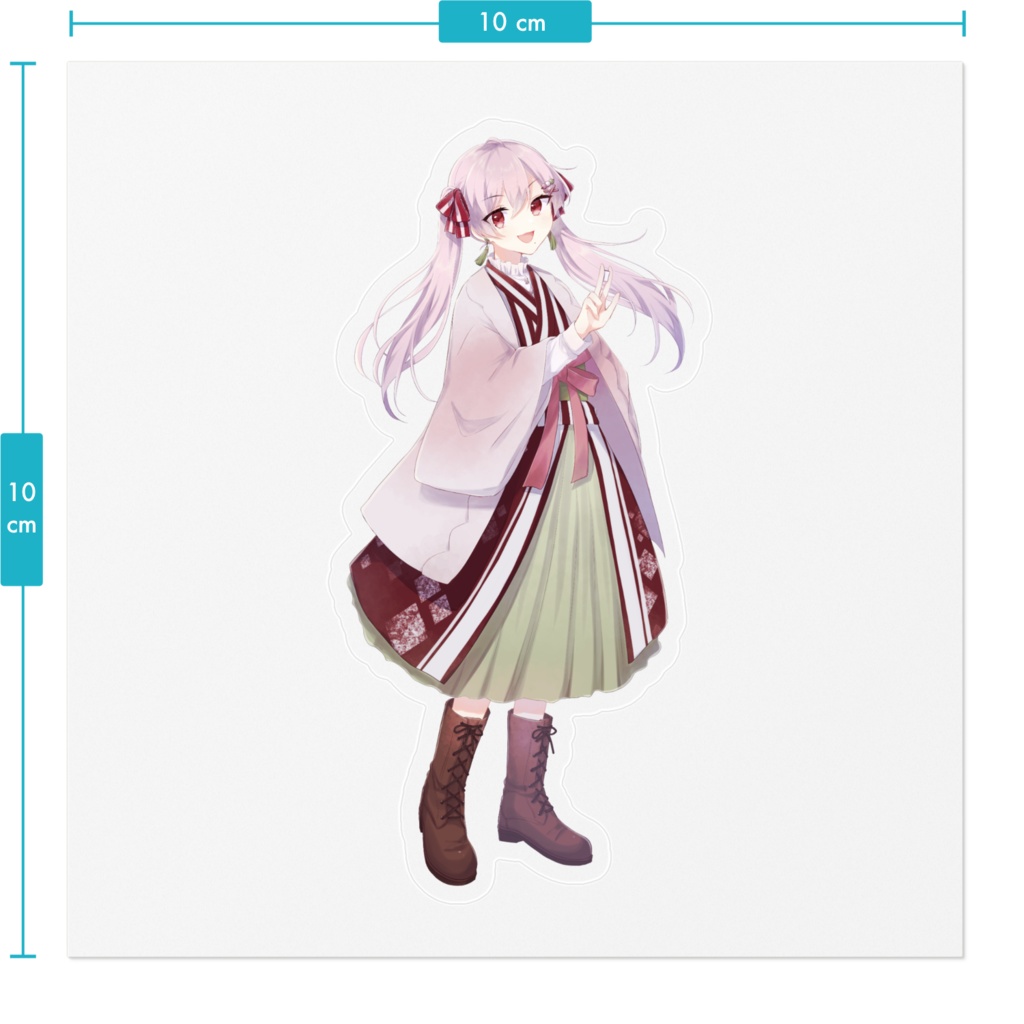 和服 ステッカー