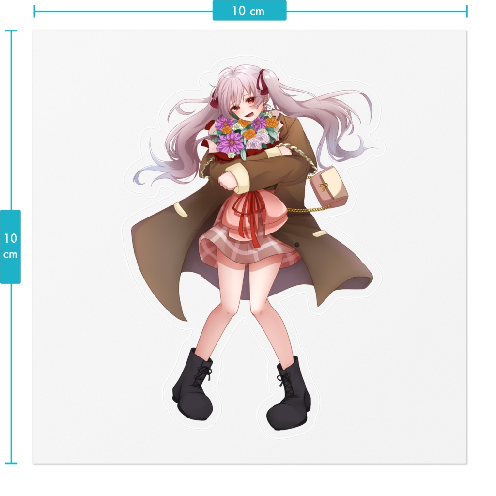 花束 ステッカー