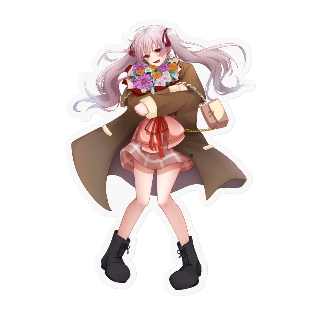 花束 ステッカー