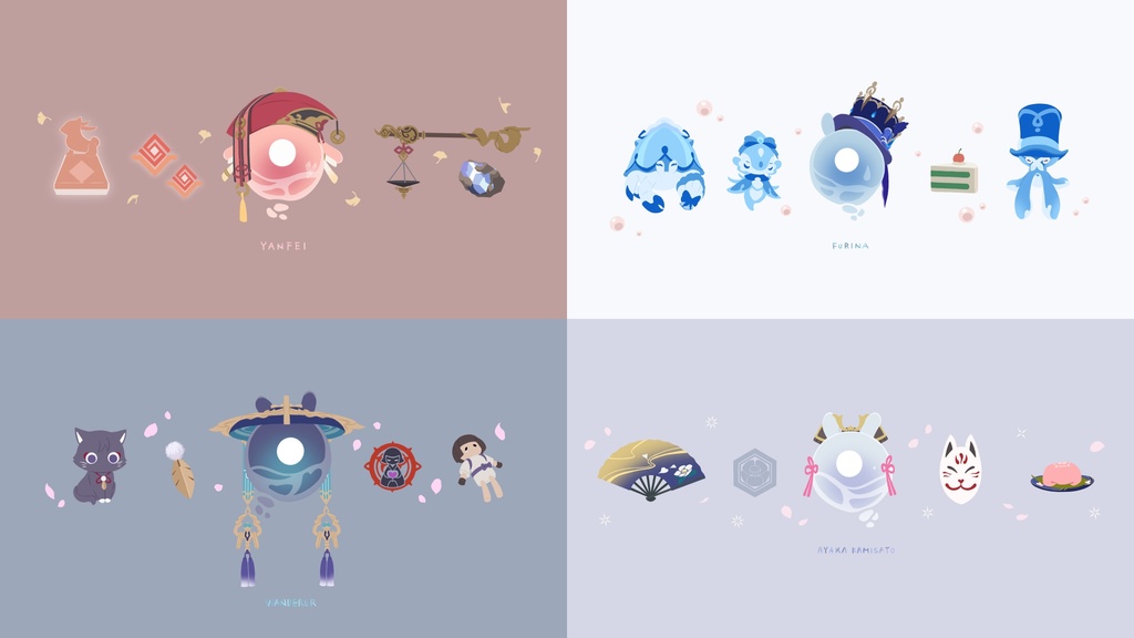 【第一弾】アクリル仙霊