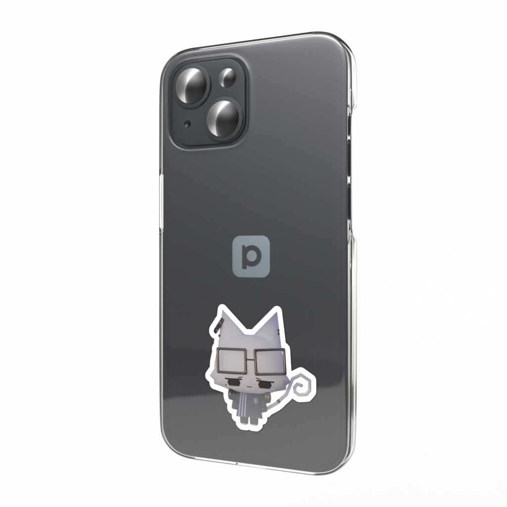 コンビニ店員猫ステッカー！