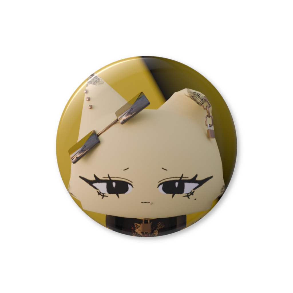 Y2K猫缶バッチ！