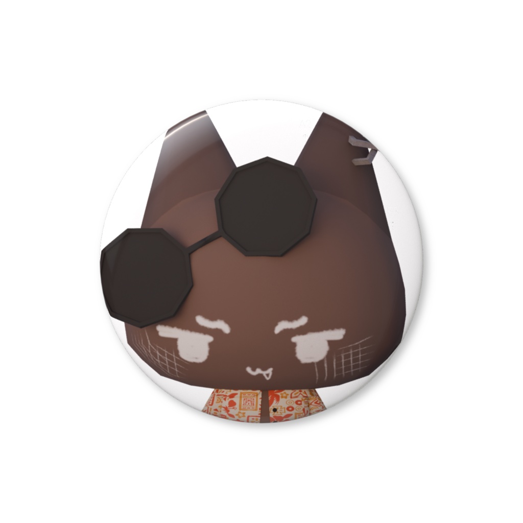 アロハ猫缶バッチ！