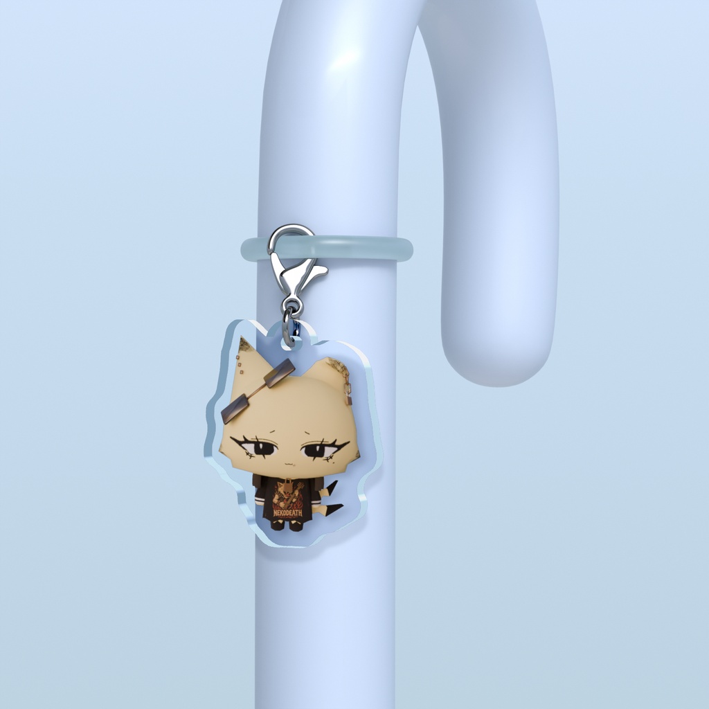 Y2K猫のめじるしアクリルチャーム