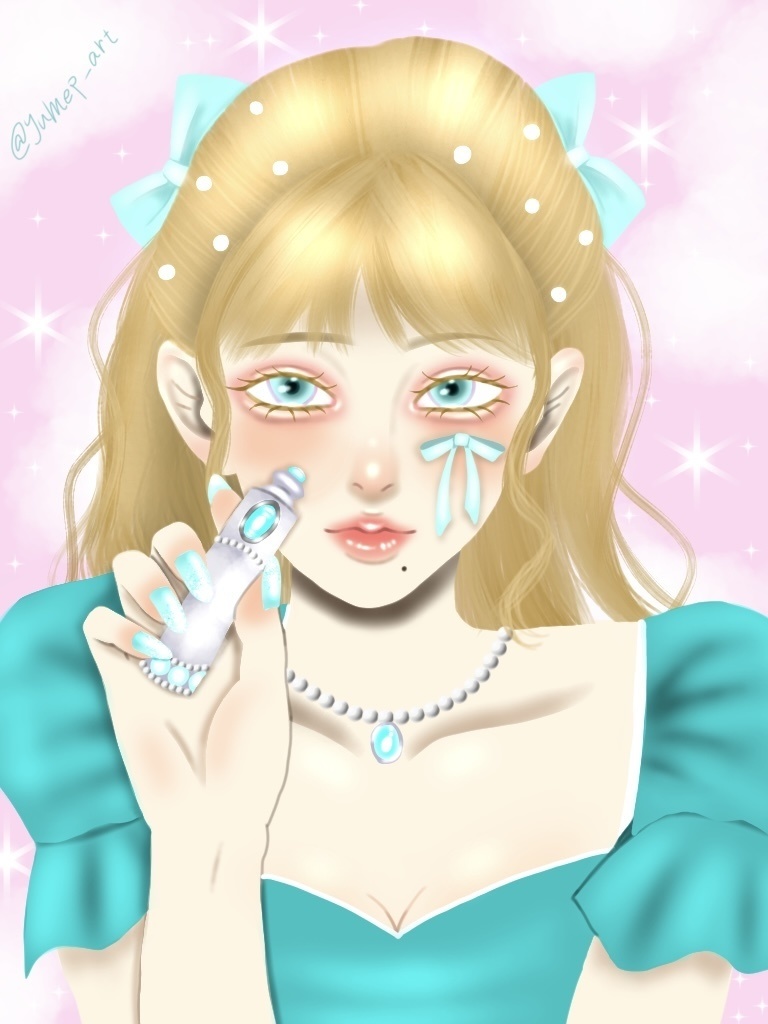 コスメ女子 ポストカード