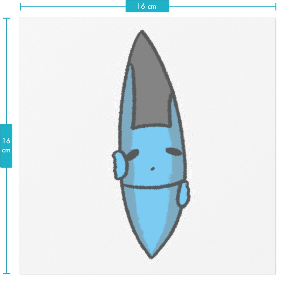 のぞきぺぇステッカー