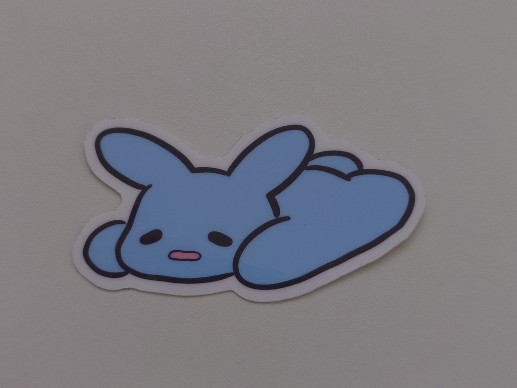 ステッカー（寝転がっているぺぇ）