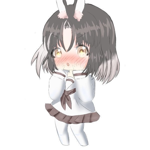 アクリルキーホルダー-お姉ちゃんのうさぎ