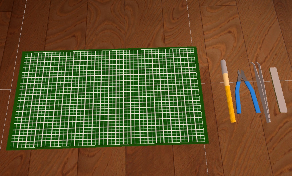 3Dモデル　工作セットA