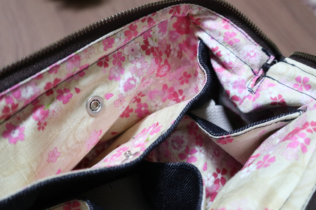 児島デニムの会計ポーチ(12オンスデニム)