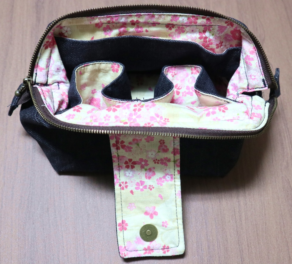 児島デニムの会計ポーチ(12オンスデニム)