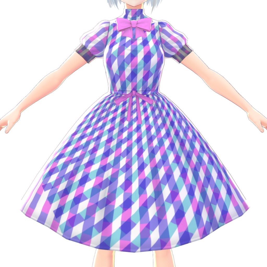 Vroid サイケデリックモダンワンピース ワンダホの店 Wonderfulp Store Booth