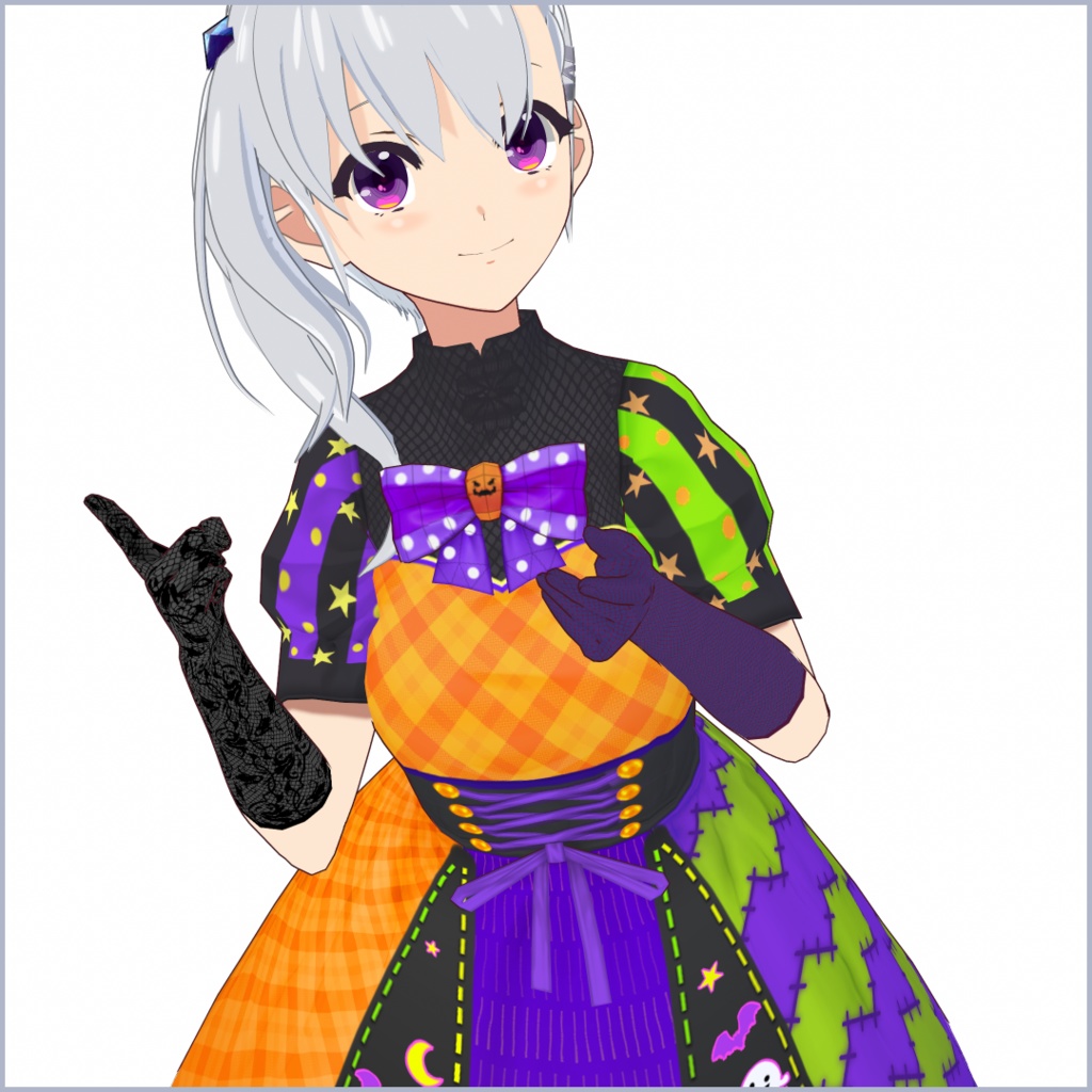 【#VRoid】ハロウィン★パーティードレスワンピ【正式版対応済】