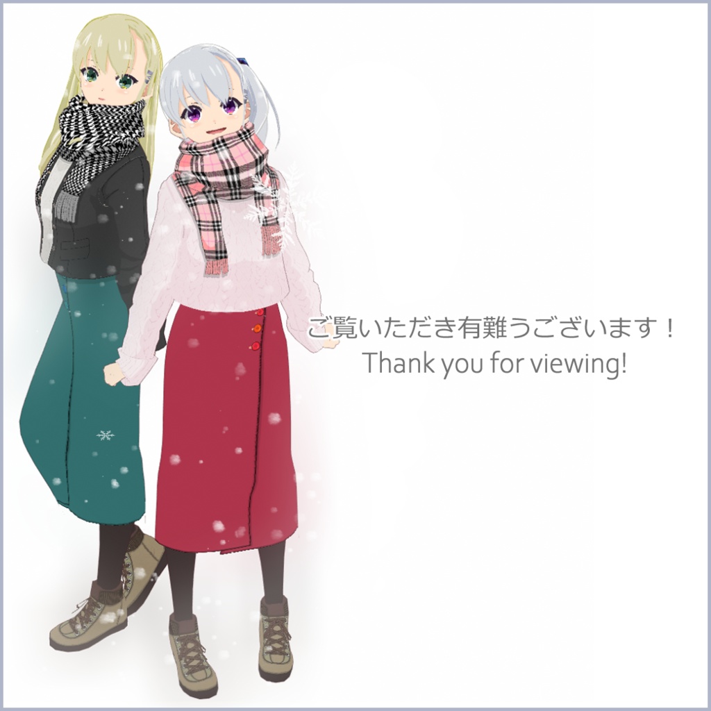 【#VRoid】秋冬のマフラー24種【正式版対応済】【男女兼用】【セルルック対応】