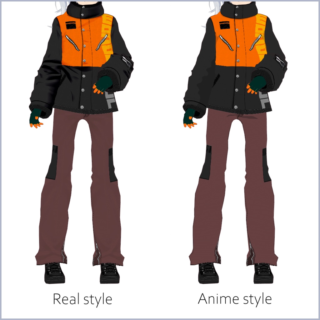 【#VRoid】スノーウェアセット【正式版対応済】【アニメ・リアル調対応】【男女兼用】